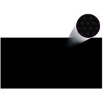 Bche solaire  bulles pour piscine autoportante vidaxl - rectangulaire - 10x5 m - noir