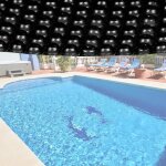 Wiltec b�che solaire � bulles pour piscine ? ronde � 36 m ? en pe ? 400 � �paisse ? noire ? protection ...