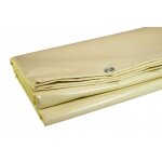 B�che pergola et tonnelle 4. 10 x 3. 10 m ivoire pvc grammage 640 g / m2 haute protection uv