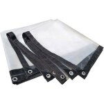 B�che transparente pour serre b�che avec ?illets b�che coupe - vent pour lisolation des plantes(dimensions ...