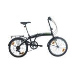 Bachini folding 20 6 speed black gloss stickers:n. green - white