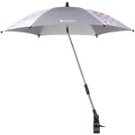 Badabulle ombrelle bb universelle anti - uv 50 + position adaptable grise