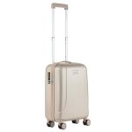 Bagage � main 55cm serrure tsa - carryon skyhopper valise cabine beige - trolley tsa