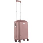 Bagage  main 55cm serrure tsa - carryon skyhopper valise cabine rose - trolley tsa travel id