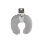 Les bagagistes accessoires de voyage coussin de nuque memoire de forme jetlag gris u