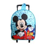 Bagtrotter sac  dos  roulettes 31 cm maternelle disney mickey bleu