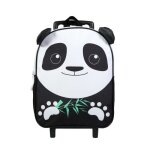 Bagtrotter sac � dos � roulettes 31 cm maternelle kids noir panda