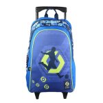 Bagtrotter sac à dos à roulettes ligue 1 football bleu Bagtrotter sac à dos à roulettes ligue 1 football bleu