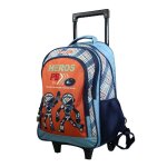 Bagtrotter sac  dos  roulettes poivre blanc robots orange