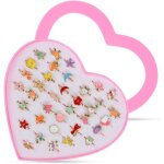 Bagues  bijoux pour petite fille 36pcs dans une bote rglable sans duplication princesse bijoux pretend ...