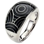 Bague - eag steel - donna egs1247040505 - acier inoxydable - argent� - femme