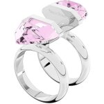 Bague - swarovski - millenia - plaqu or - cristal marron - femme