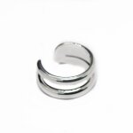 Bague lv r�glable pour femme argent