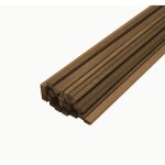 Baguettes en bois x 4 : noyer 15 x 6 x 1000 mm Baguettes en bois x 4 : noyer 15 x 6 x 1000 mm