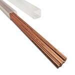 Baguettes de brasure 2 mm cu / ph pour brasage fort du cuivre