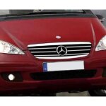 Baguette de calandre chrome mercedes classe a w169 04 - 08w169 phase 2 08 - 12w176 12 - 18w177 18 - ...