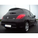 Baguette de coffre chrome - peugeot - 308 - 07 - 13 & 308 cc - 09 - 15 - pvc 2. 5mm - 1. 3m