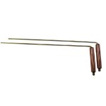 Baguettes parallles laiton et cuivre (baguettes de sourcier radiesthsie)