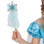 Baguette de princesse - disney - mod�le bleu - voile - id�ale pour carnaval - pour fille