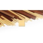 Baguette ronde sapelli rouge acajou 10mm - lot de 100 - occre