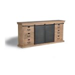 Buffet - giner y colomer - 6 tiroirs - 2 portes - bois massif - industriel Buffet - giner y colomer - 6 tiroirs - 2 portes - bois massif - industriel