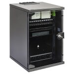 Baie de brassage 10 + 12 rj45 cat6 + switch 8 ports gigabit