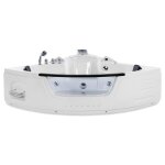 Baignoire dangle blanche 144 cm avec led martinica Baignoire dangle blanche 144 cm avec led martinica