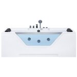 Baignoire balnéo blanche 170 x 80 cm grenada Baignoire balnéo blanche 170 x 80 cm grenada