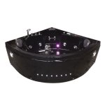 Baignoire balneo dolphin haute bain tourbillon massante 150 x 150 cm spa whirlpool balneo 2 personnes ...