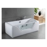 Baignoire baln�o droite tahiti white jets l170xl78xh60cm by spalina