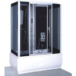Baignoire balneo massante - angle haute - bain tourbillon - 150 x 83 - m. sicily whirlpool balneo 2 personnes ...
