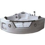 Baignoire balnéo massante angle haute bain tourbillon jacuzzi miami 135 x 135 cm hydromassage et chromothérapi ... Baignoire balnéo massante angle haute bain tourbillon jacuzzi miami 135 x 135 cm hydromassage et chromothérapi ...