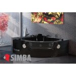 Baignoire balneo massante - angle haute - bain tourbillon - jacuzzi m majestic