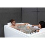 Baignoire balno - spalina - cetana duo wave - 2 places - acrylique - l170xl100xh63cm