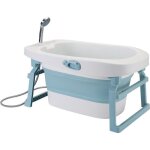 Baignoire b�b� / baignoire pliable 3 en 1 pour enfant de 0 - 5 ans avec bouchon de drainage - couleur ...