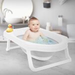 Baignoire bb pliable - ecd germany - blanc / gris - 33l - pieds pliables