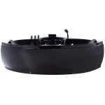 Baignoire dangle noire 205 x 150 cm avec led senado Baignoire dangle noire 205 x 150 cm avec led senado