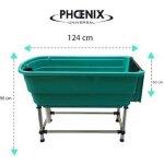 Baignoire detachable en plastique verte