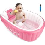 Baignoire gonflable pour bbbaignoire anti - glissante pliable voyage epais bb bain douche bassine ...