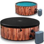 Baignoire gonflable de jardin coil spa piscine dhydromassage 6 personnes teck 2024