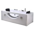 Baignoire hydromassage blanc chromoth�rapie 180 x 90 cm ? eden