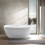 Baignoire lot design ovale denver blanche 150 cm