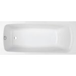 Baignoire rectangulaire brive 170x75 cm blanche jacob delafon e6115 - 00