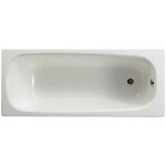 Baignoire rectangulaire avec pieds perc�e 1 trou contesa 160x70 blanc