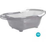 Baignoire rigide dbb remond avec bouchon de vidange grise translucide - mixte - poignes antidrapantes ...