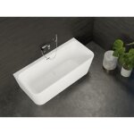 Baignoire ilot mint 170 blanche 170 x81 x57 cm by spalina - blanc - 170 x81 x57 cm Baignoire ilot mint 170 blanche 170 x81 x57 cm by spalina - blanc - 170 x81 x57 cm