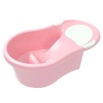 Baignoire avec transat intgr - dbb remond - rose - confortable pour bb - bonde dvacuation