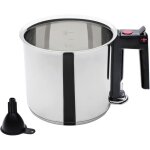 Bain - marie - gsw - 16 cm - 1 5 l - double paroi et rservoir - induction - acier inoxydable