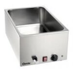 Bain marie professionnel gn 1 / 1 150 mm - bartscher - gris - 1200 watt - construction en acier inox