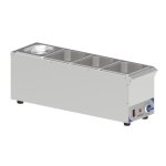 Bain - marie à sauce - casselin - 4 x gn 1 - 6 - 800 watt - gris Bain - marie à sauce - casselin - 4 x gn 1 - 6 - 800 watt - gris